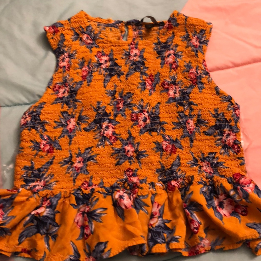 Floral tank top